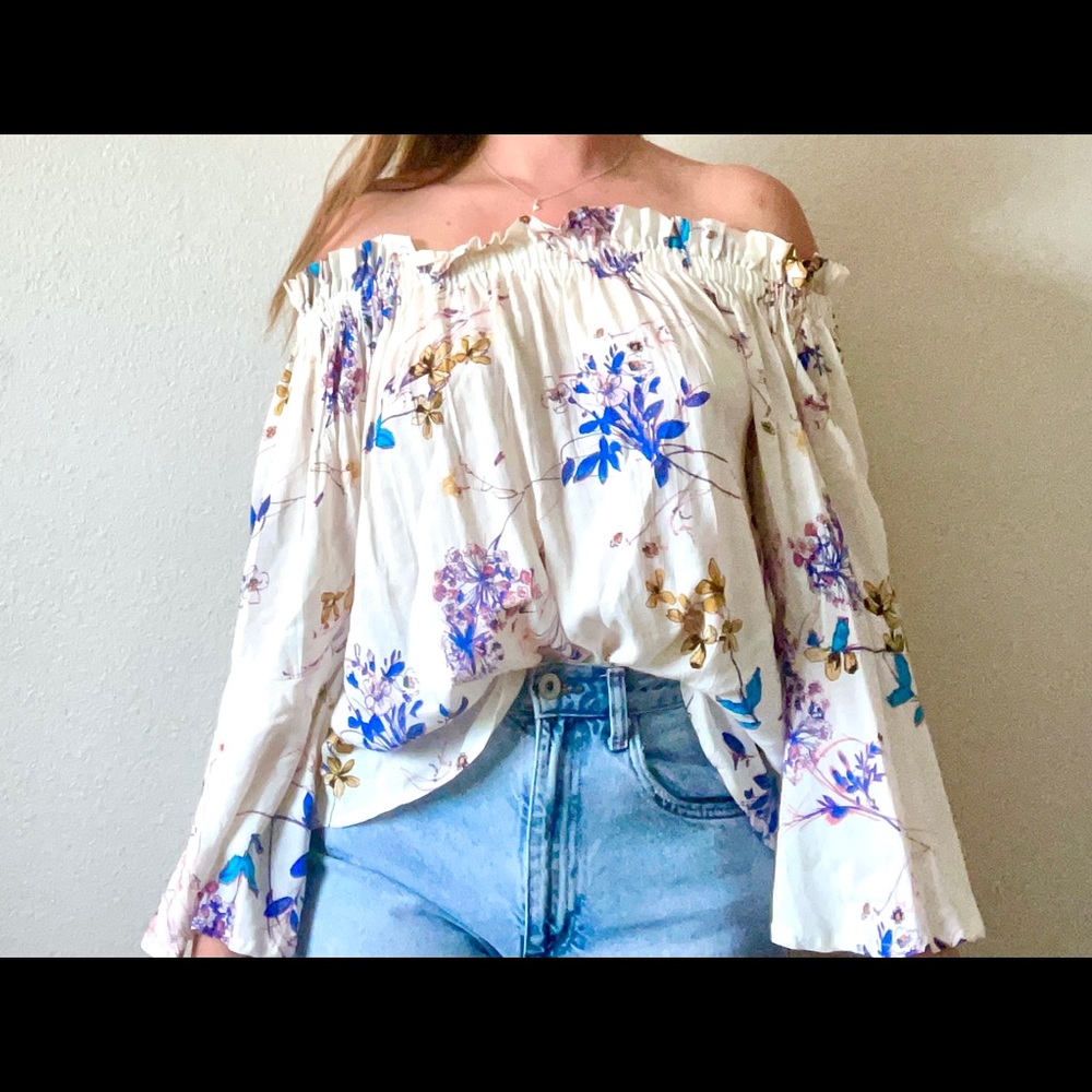 Selling off the shoulder blouse!